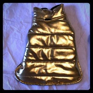 PET SPIRIT Pup Jacket in Gold Sz. XS